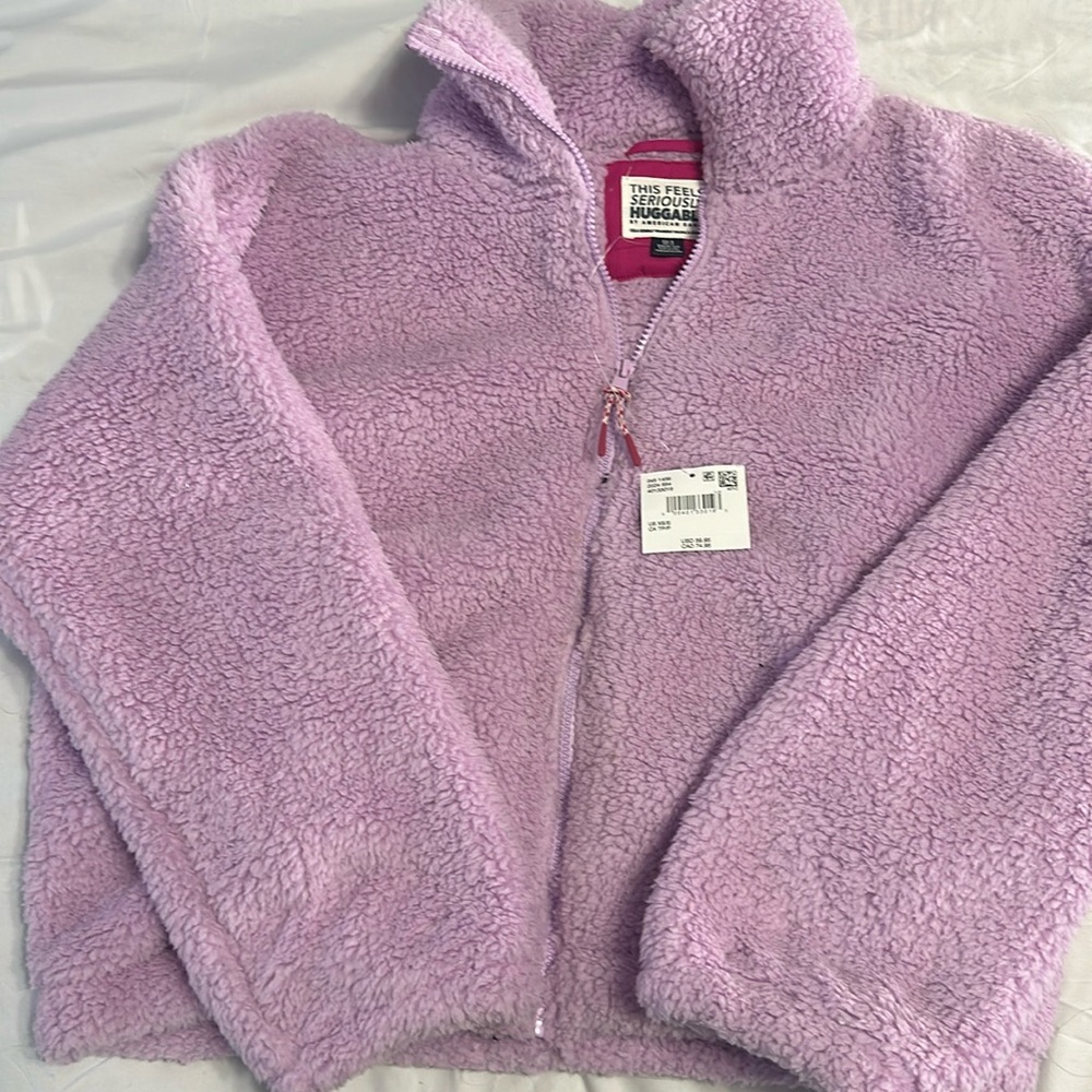 American Eagle plush zip-up. XS